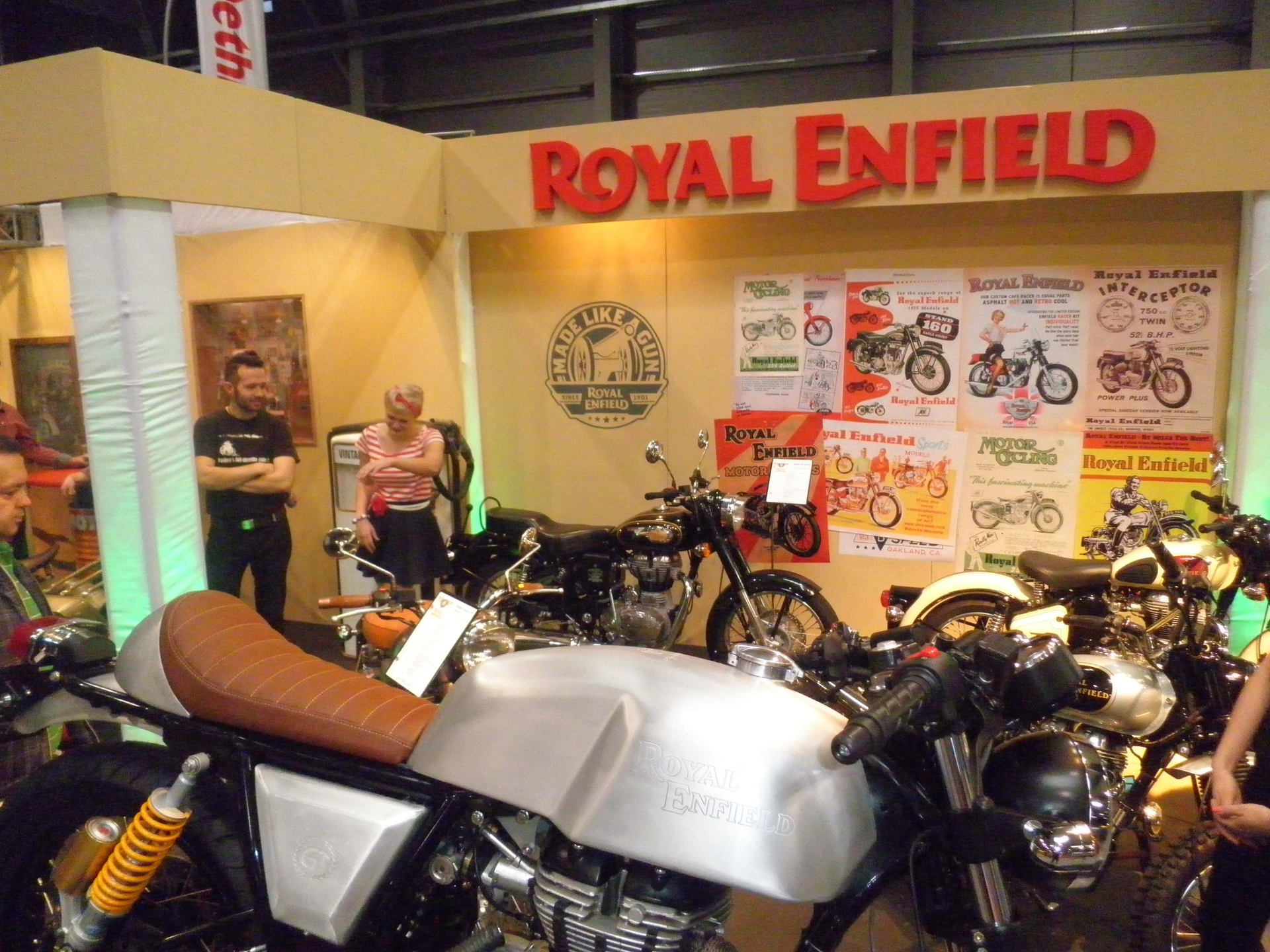 Výstavní stánek Royal Enfield